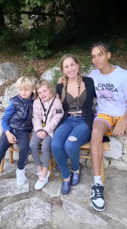 Los hijos de Alberto de Monaco juntos