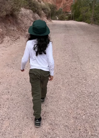 Merlín Atahualpa, el hijo de Natalia Oreiro y Ricardo Mollo en vacaciones