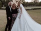 Stefi Roitman, Ricky Montaner y la abuela en el casamiento