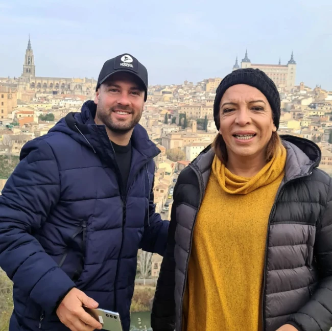 LIZY TAGLIANI CON LEO ALTURRIA