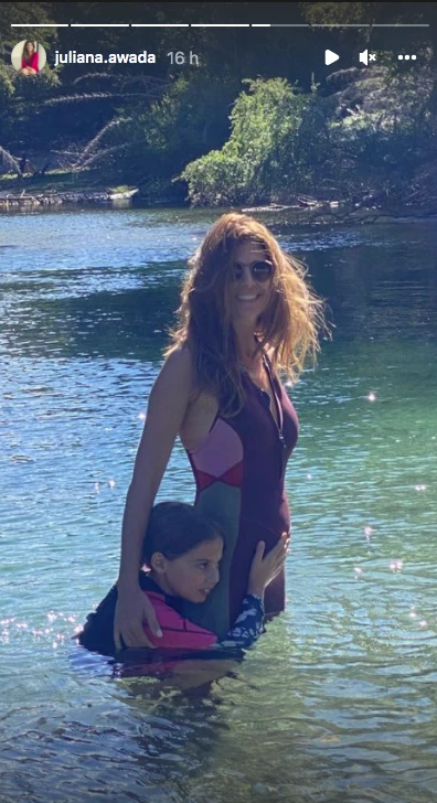 JULIANA AWADA Y ANTONIA MACRI EN LA PATAGONIA