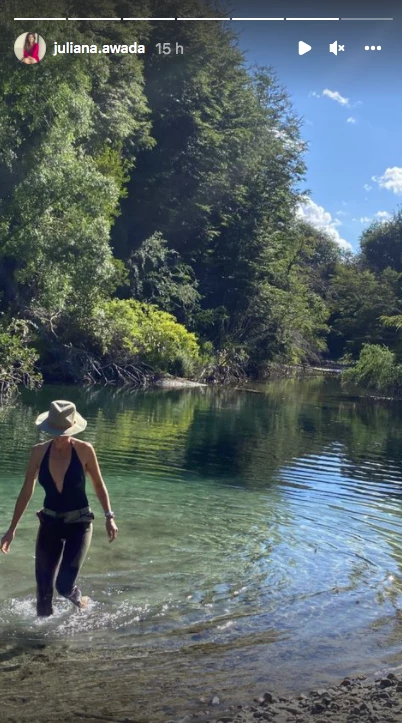 JULIANA AWADA EN LA PATAGONIA