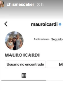 MAURO ICARDI DEJÓ DE SEGUIR A WANDA