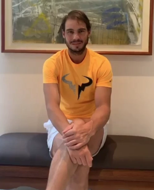 RAFA NADAL EN SU CASA