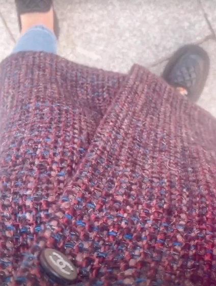 Wanda Nara y su look paseando por París