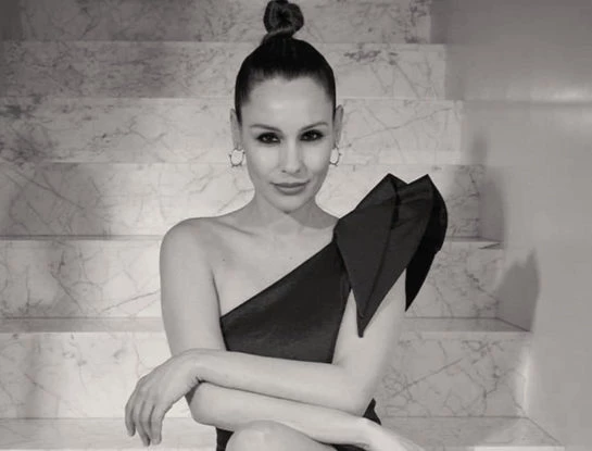 El outfit elegido de Pampita para festejar su cumpleaños: total look negro y cut out