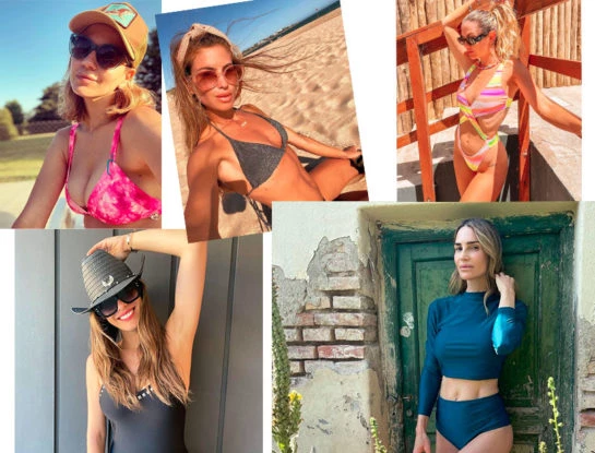 Las famosas nos muestran cuáles son las tendencias en trajes de baño del verano 2022