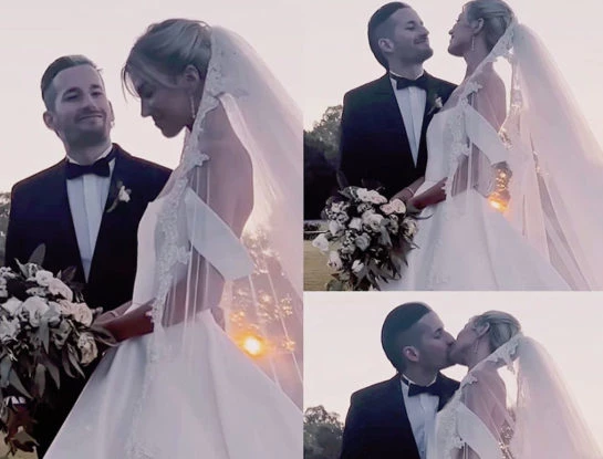 Los detalles del segundo vestido de novia que usó Stefi Roitman: fue el look que menos se vio