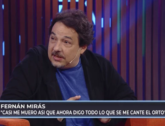 Fernán Mirás habló por primera vez del aneurisma que sufrió en octubre: "Si hablo de eso lloro... pero le dejé un mensaje a mis hijos antes de la operación"