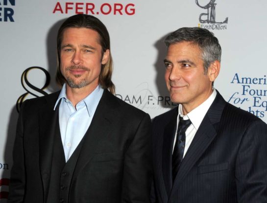 Por qué razón Brad Pitt y George Clooney accedieron a bajar sus salarios para su próxima película