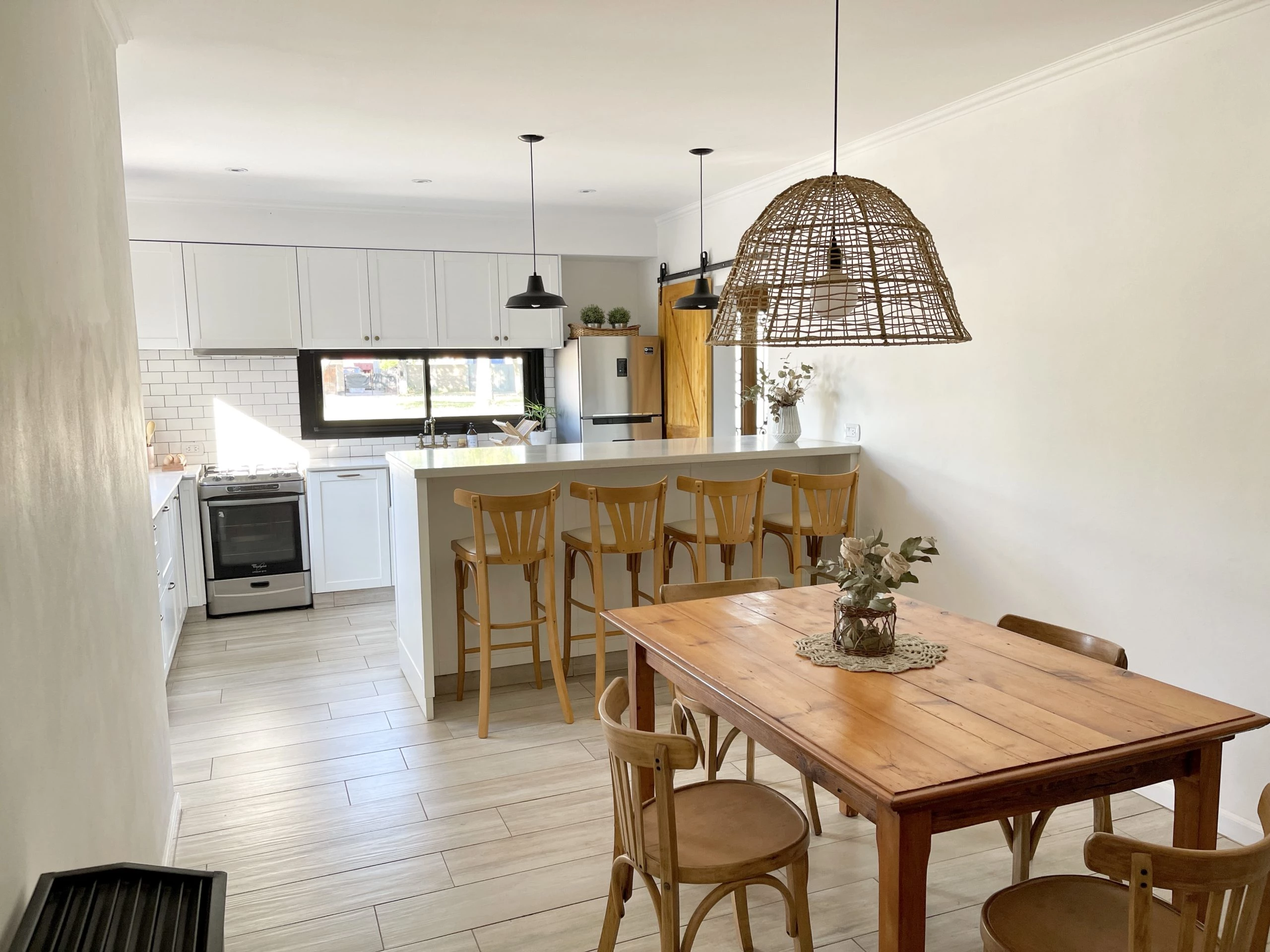 ANTES Y DESPUES COCINA COMEDOR