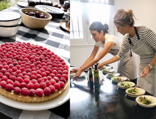 Juliana Awada compartió la receta de la tarta de frambuesas que preparó su sobrina pastelera