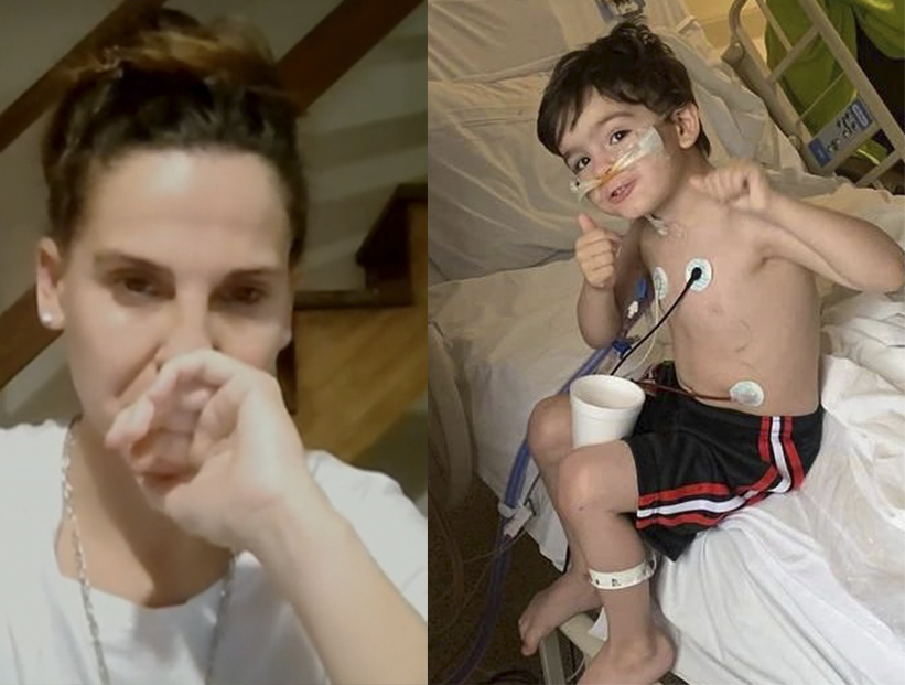 En el Día Nacional de la Donación de Órganos y Tejidos, el pedido desesperado de la exLeona Laura Aladro: Isidro, su hijo de 4 años, necesita un trasplante urgente de corazón para seguir viviendo