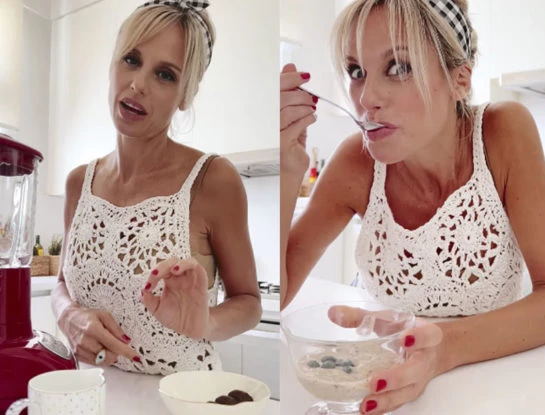 La receta del helado de banana que Mariana Fabbiani preparó solo con tres ingredientes