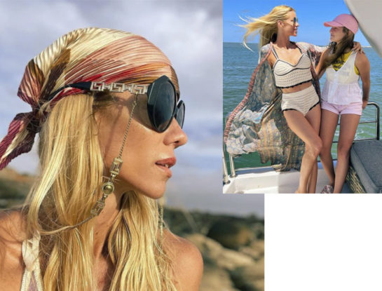 Nicole Neumann se sumó a la tendencia de moda en trajes de baño: con la textura que también adoptaron la China Suárez y Chiara Ferragni