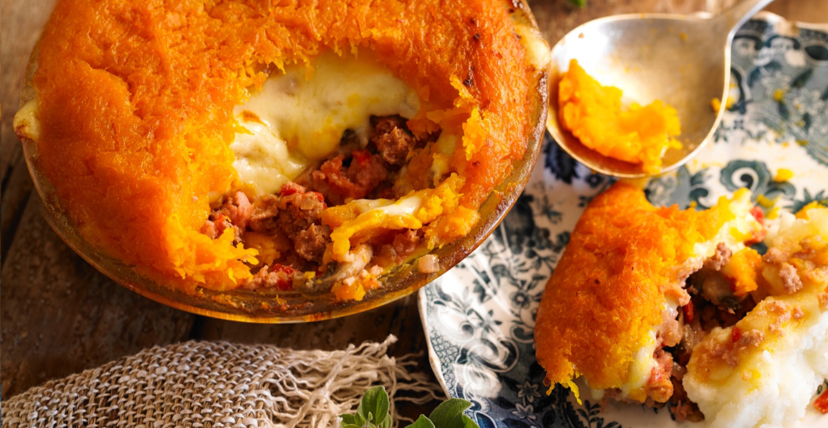 La receta del pastel de calabaza y carne bajas calorías del Dr