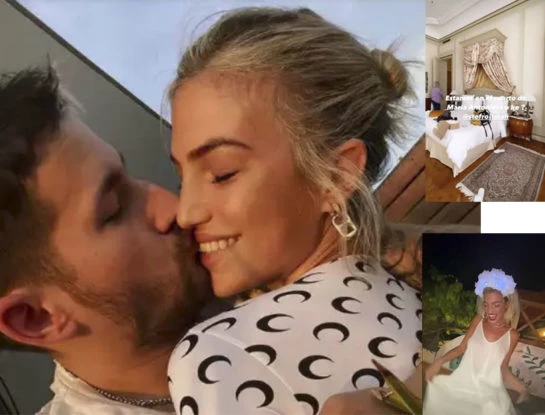Stefi Roitman mostró la suite donde pasó la última noche de soltera antes de su casamiento con Ricky Montaner