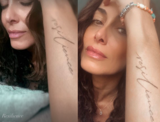 Débora Bello y el mensaje "resiliente" que dejó marcado para siempre en su piel: "Podrás estar mal..."