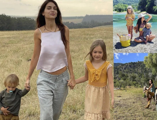 Las fotos de las paradisíacas vacaciones de Zaira Nara y sus hijos en la Patagonia