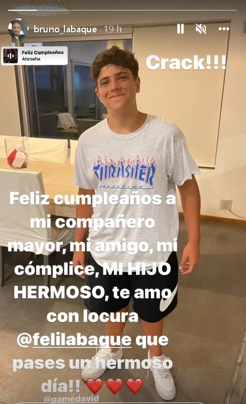 Felipe hijo de Pamela David