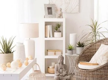 ambiente decorado según Feng Shuig