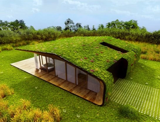 Sorprendente: así es la casa prefabricada y sustentable de madera que se mimetiza con la naturaleza