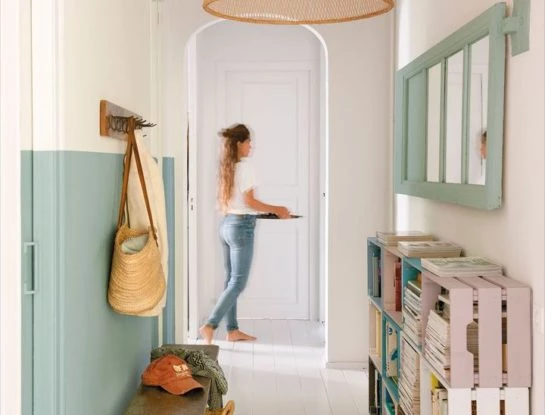 Pasillos: cómo crear efectos visuales solo con pintura