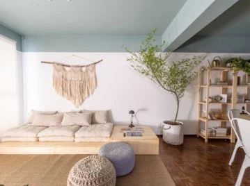 trucos para bajar el techo con pintura