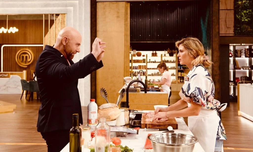 Mery del Cerro en MasterChef Celebrity 3 junto a German Martitegui