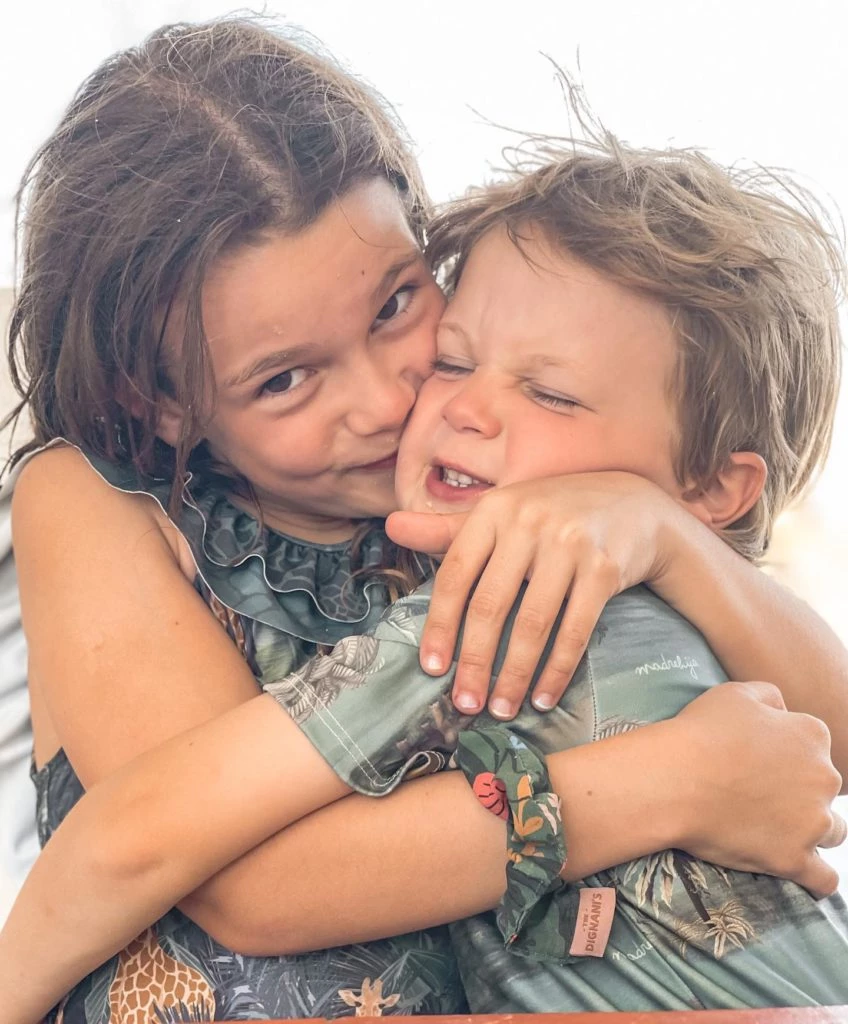 Olivia y Baltazar Alfonso, los hijos de Pedro y Paula