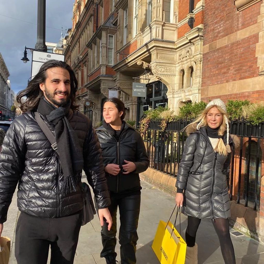 Cris Morena y Franco Giordano en Nueva York