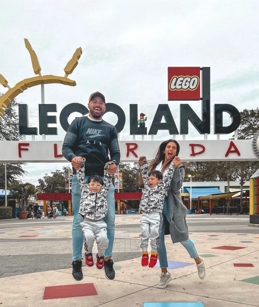 Belu Lucius y su familia en Disney