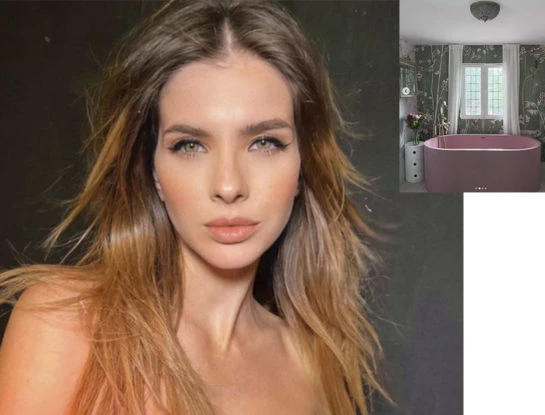 La China Suárez mostró el antes y el después de los baños de su casa nueva y sorprendió con los cambios