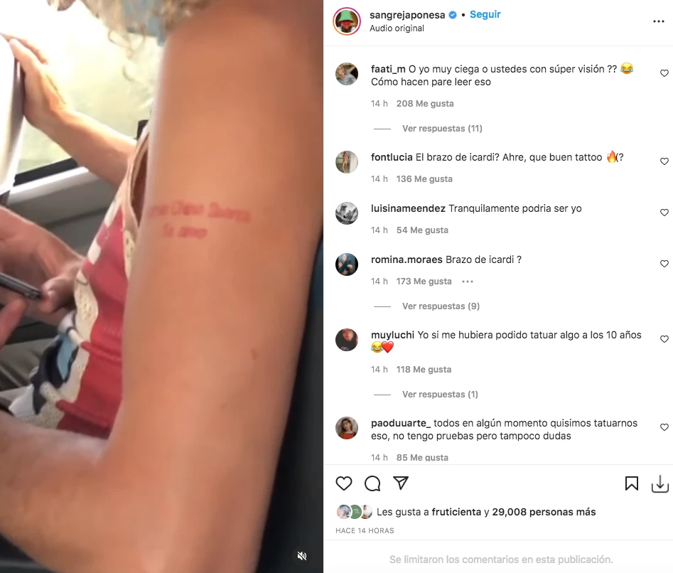 El posteo de la China Suárez