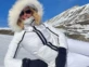 Valeria Mazza con look esquí en sus vacaciones en la nieve