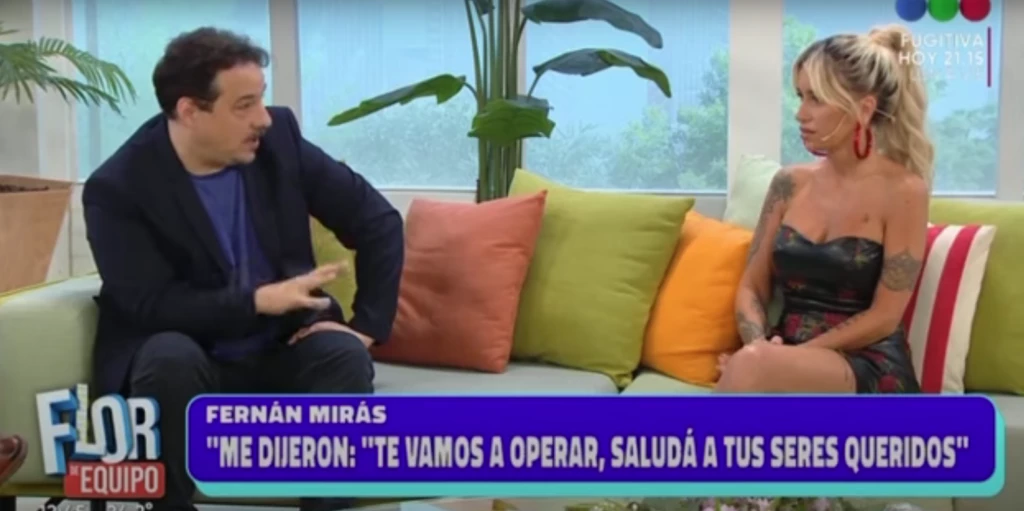 Fernan Mirás y Florencia Peña