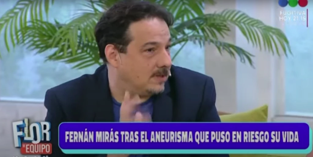 Fernan Mirás y Florencia Peña, el duro testimonio cuando tuvo su aneurisma