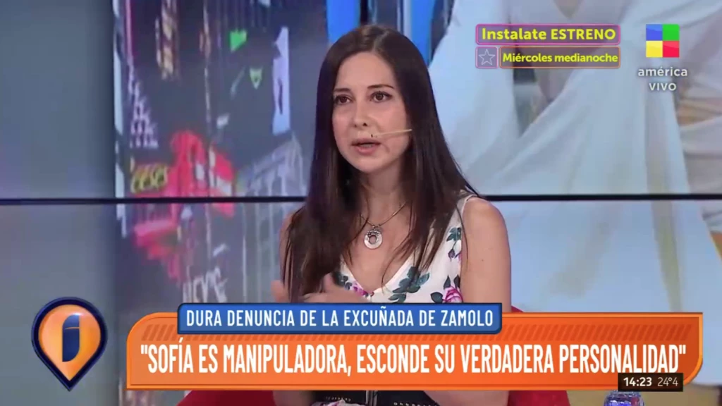 Silvana Flores la ex cuñada de Sofía Zámolo denuncia a su hermano