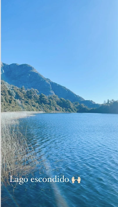 Flor Bertotti disfruta de unas vacaciones soñadas en Bariloche