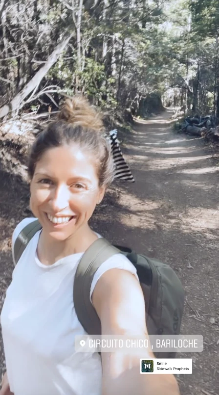 Flor Bertotti disfruta de unas vacaciones soñadas en Bariloche