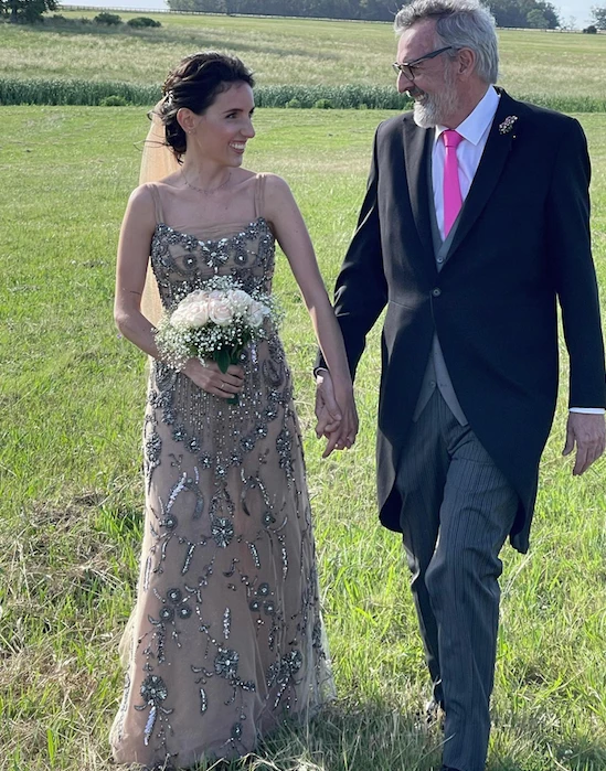 Benito Fernández y su hija MArina