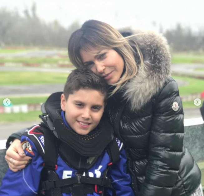 KARINA MAZZOCCO CON HIJO
