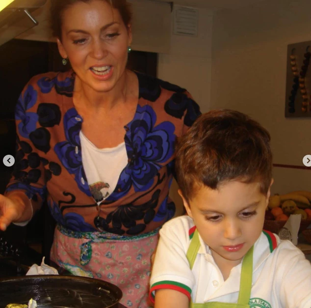 KARINA MAZZOCCO CON HIJO