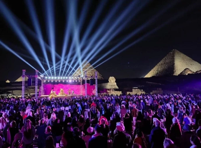 El show de Patricia Sosa en Egipto