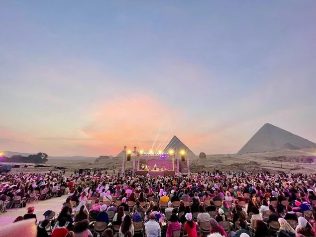 show de Patricia Sosa en Egipto