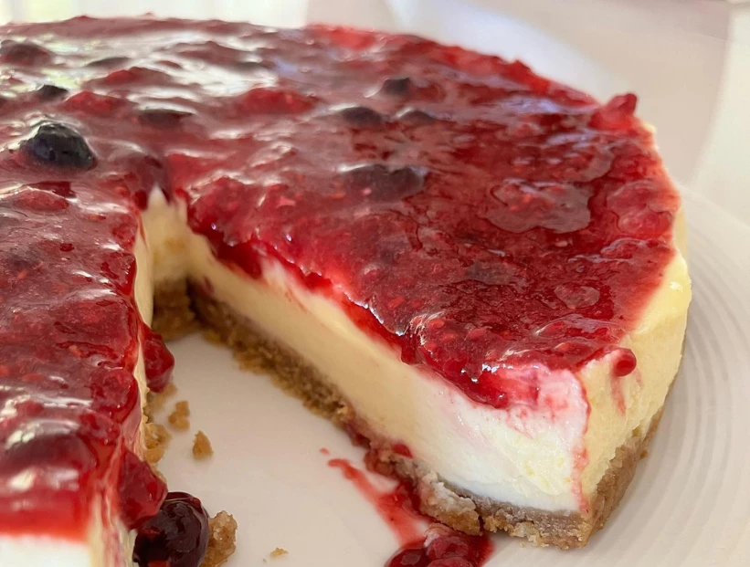 Cheescake de frutos rojos