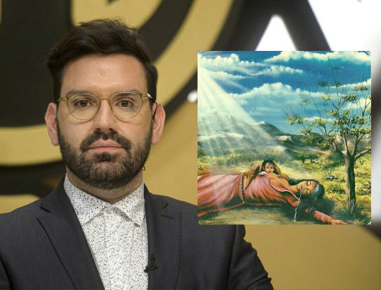 Damián Betular sorprendió al hablar de la Difunta Correa en "Masterchef Celebrity"