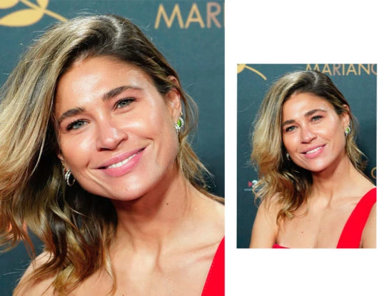 El espectacular look de Carla Pereyra, la mujer de Diego Simeone, para una gala en España