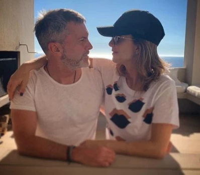 Diana Bolocco y su marido