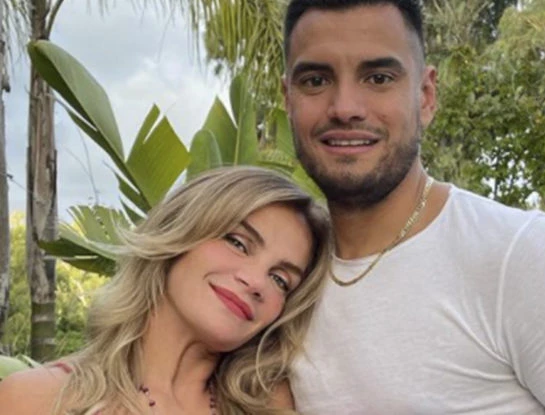 La primera foto de Luca Gael, el bebé de Eliana Guercio y Sergio Romero
